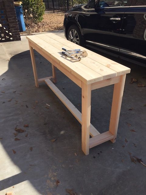 X-Brace Console Table | Diy furniture plans, Woodworking projects .
