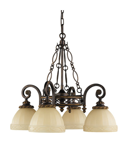 Murray Feiss Edwardian Collection Chandeliers F2104/4W