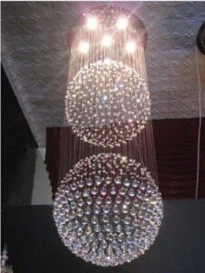 $455 Modern Crystal Chandelier 63" Egypt Crystal Chandelier Hall .