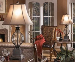 Elegant Living Room Table Lamps in 2020 | Traditional table lamps .