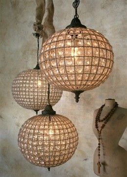 REALLY DIGGIN THESE!! Eloquence Globe Chandelier contemporary .