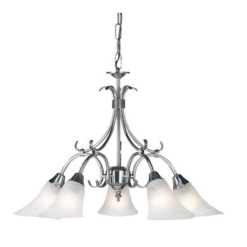 Marlow Home Co. Liya 5-Light Shaded Chandelier | Chandelier shades .