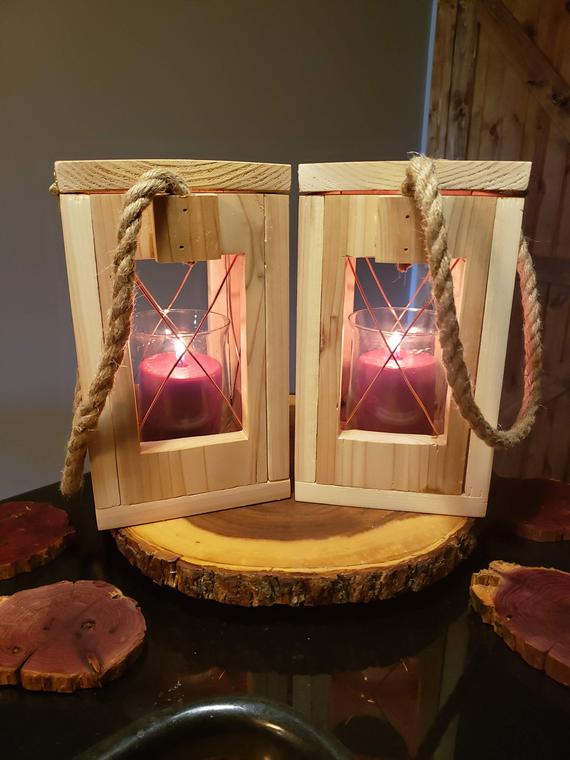 Wood Candle Lantern Indoor Lantern Outdoor Lantern | Et