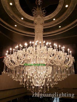 Large Crystal Chandelier Chrome Extra Large Chandelier For Hotel .