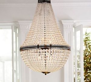 Mia Faceted-Crystal Extra Large Chandelier | Large chandeliers .