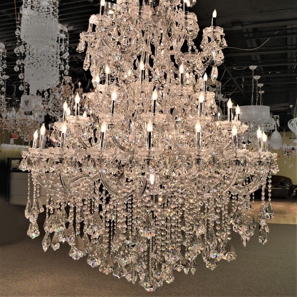 Shop Maria Theresa 60-light 54 inch Extra Large Crystal Grand .