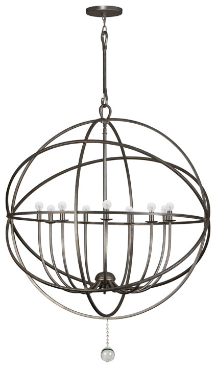 Crystorama 9229 Solaris Extra Large 9 Light Modern Chandelier In 3 .