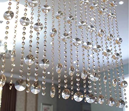 Ujoy 39" Faux Crystal Chandelier Wedding Bead Strands For Home .