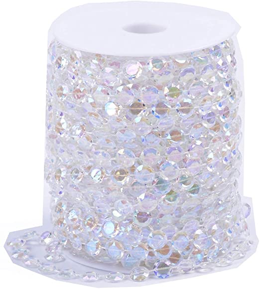 Amazon.com: Mabingo 10mm 30m Iridescent Octagonal Acrylic Beads .