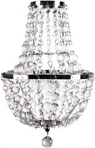 Amazon.com: Tadpoles Faux-Crystal & Chrome Pendant Light .