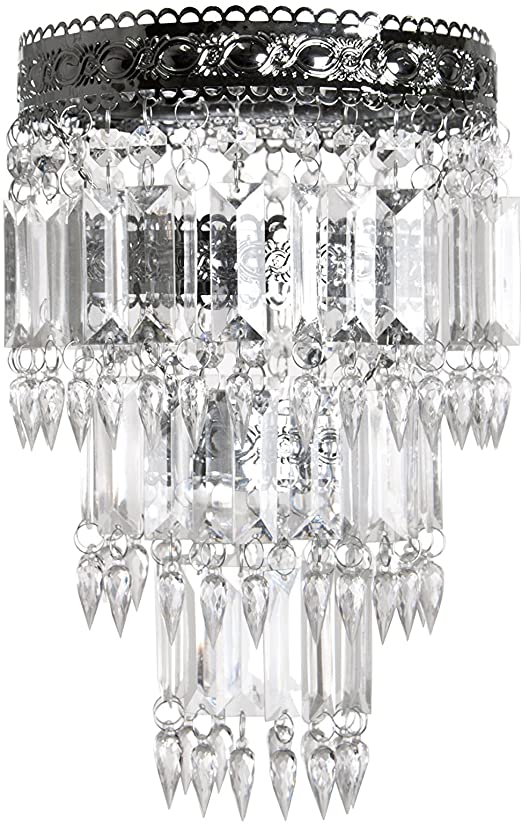 Amazon.com: Tadpoles Faux-Crystal & Chrome Queen's Crown Shade .