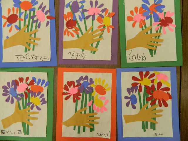 April showers bring May flowers... | Kindergarten art .