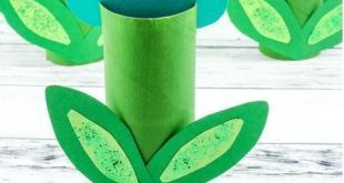 Paper Roll Spring Flowers Craft | Spring flower crafts, Paper roll .