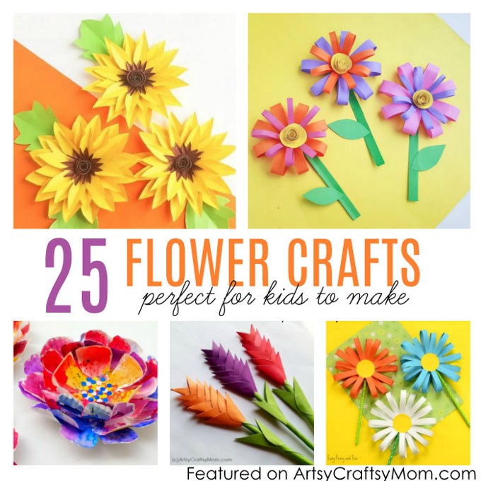 25 Gorgeous Paper Flower Crafts for Kids that are Perfect for Summ