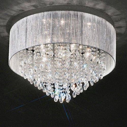 Perle Crystal Flush Ceiling Light Fl2281/7 | The Lighting Supersto