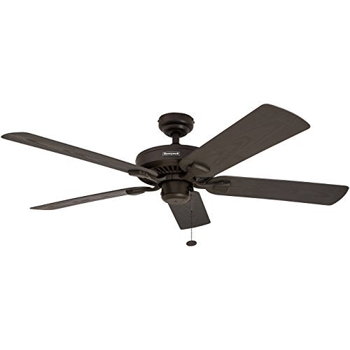 Honeywell Belmar 52-Inch Indoor Outdoor Ceiling Fan - Flush Mount Fa