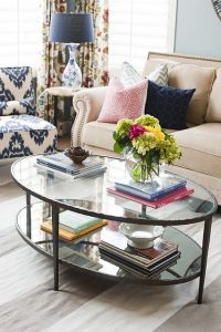 Colorful Living Room Before & After | Colourful living room, Table .