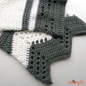 Modern Luxe Throw Blanket Free Crochet Pattern | Free Crochet Patter