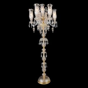 Crystal Candelabra Vintage Chandelier Floor Lamp Standing For .