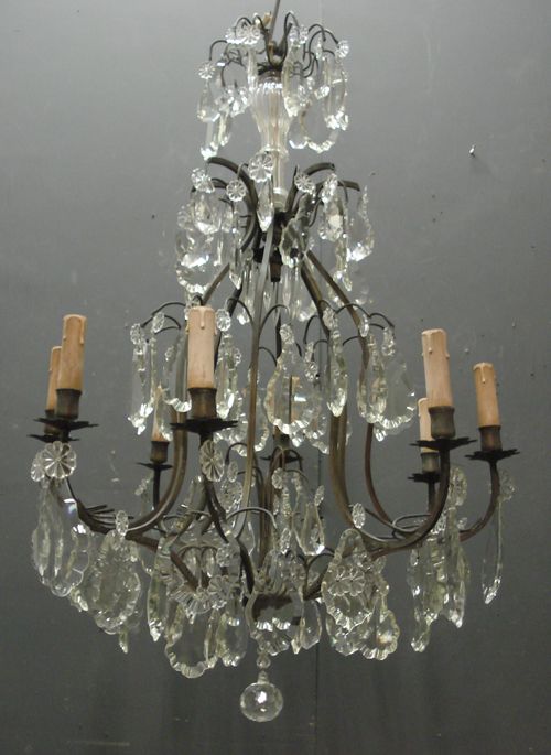French antique chandelier from www.jasperjacks.com | Crystal .