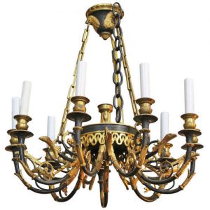 French Bronze Chandelier — EMBREE & LA