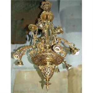 Empire French Bronze 9L Chandelier gas #12523