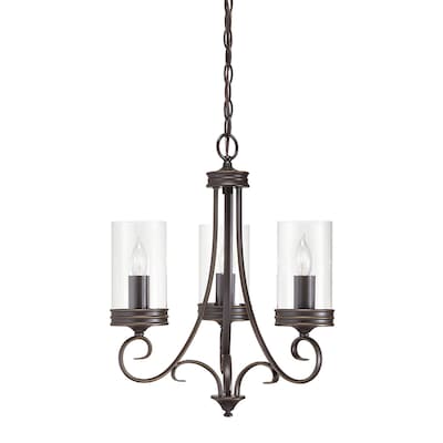Kichler Diana 3-Light Olde Bronze French Country/Cottage Clear .