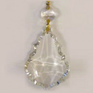 40 Clear Glass Chandelier Crystals Prisms French Pendant Drops .