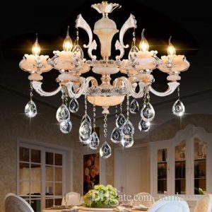 French Style Marple Hanging Crystal Lighting Dining Room .