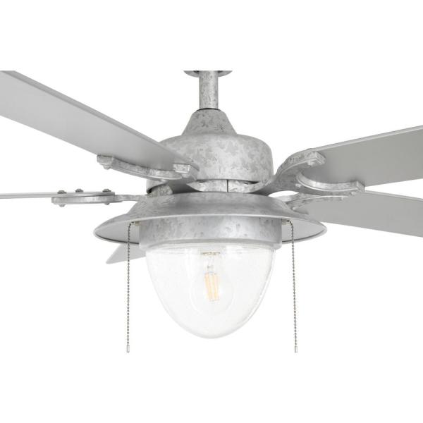 Home Decorators Collection Hanahan 52 in. LED Outdoor Galvanized .