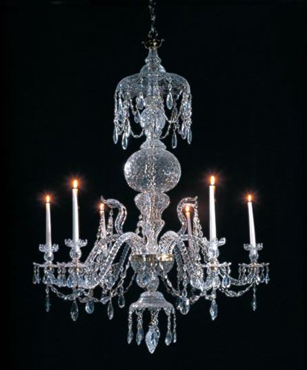 Georgian Chandelier with Crooks, 6 branches. As the century .