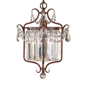 Shop Feiss Gianna Scuro 1 Light Mocha Bronze Chandelier .