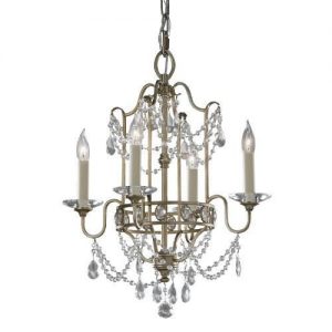 Feiss MF24764GS Gianna Mini Chandelier - Gilded Silver at Ferguson .