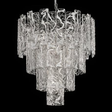 Scarlett" Murano glass chandelier - Murano glass chandelie