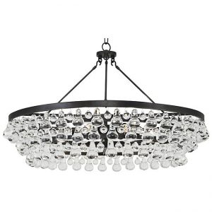 Round Glass Droplet Chandelier - Look 4 Less and Steals and Deal