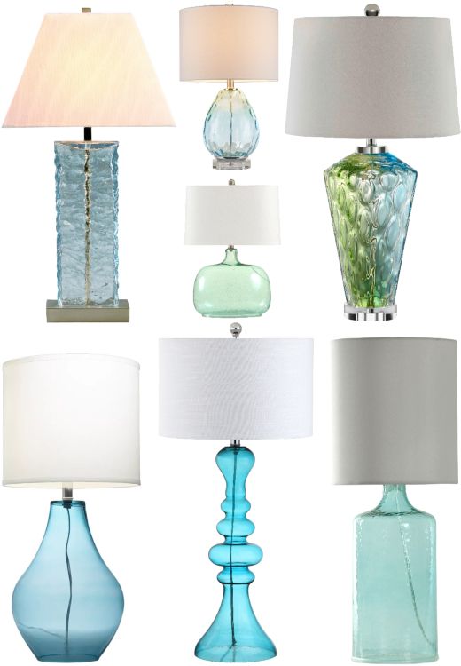 Classic Coastal Theme Table Lamps | Table lamps living room, Lamps .