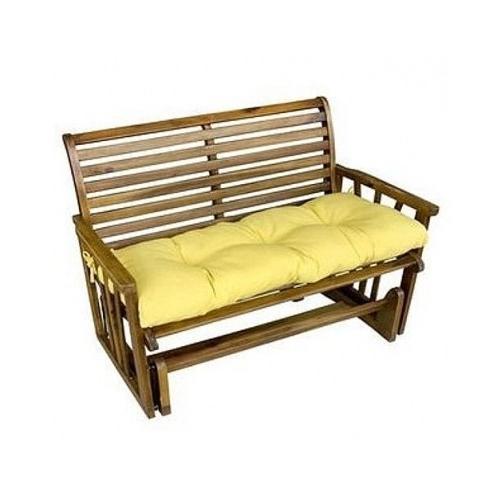 Bench Outdoor Swing Cushion Porch Glider 51 in. Chair Seat Padding .
