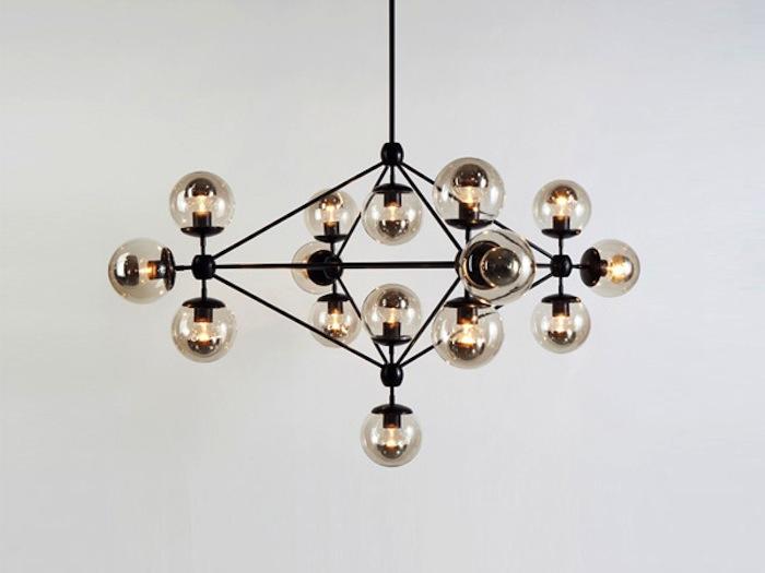 10 Easy Pieces: Modern Glass Globe Chandeliers - Remodelis
