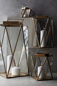 Anthropologie Nantucket Brass Lantern | Brass lantern, Floor .