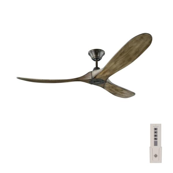 Monte Carlo Maverick 60 in. Indoor/Outdoor Aged Pewter Ceiling Fan .