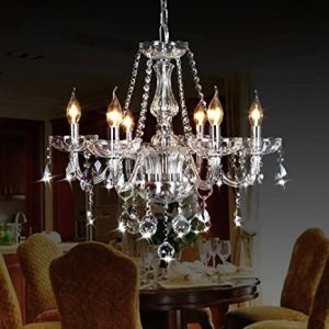 CRYSTOP Classic Vintage Crystal Candle Chandeliers Lighting 6 .