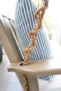 How-to Wrap a Porch Swing Chain with Rope | Painted outdoor .