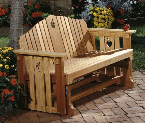 Porch Glider : Large-format Paper Woodworking Plan from WOOD .