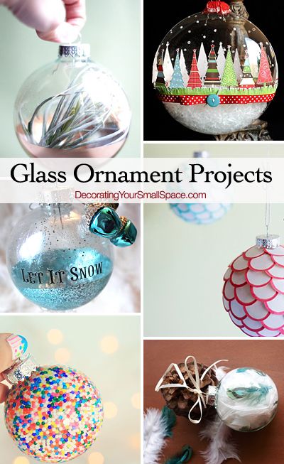 10 Cool & Unique DIY Glass Ornament Projects | Christmas ornaments .