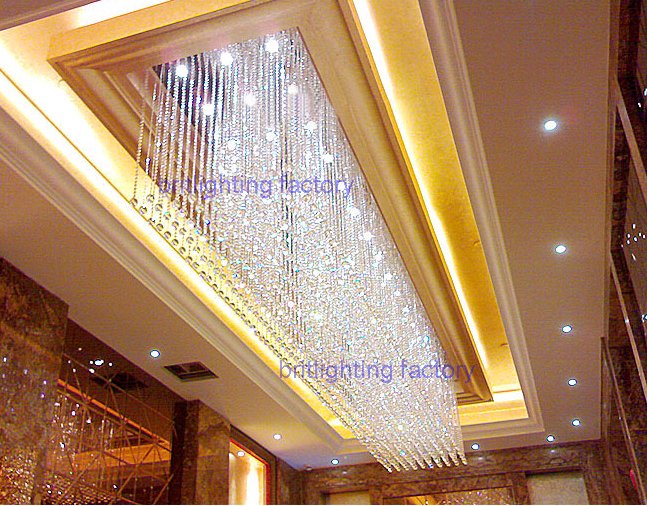 big hotel crystal chandelier lighting project Seven star hotel .