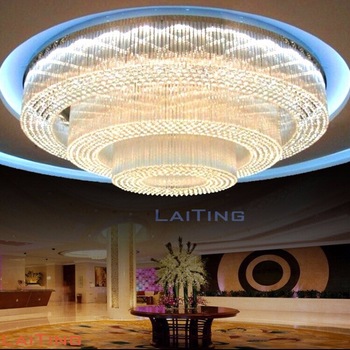 Hotel big luxury banquet hall ceiling chandelier light, View .