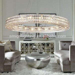 Custom Large Modern Hotel K9 Crystal Chandelier Rp01-d150 .