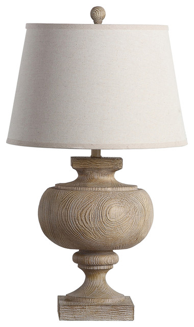 Safavieh Prescott 31" Wood Table Lamp - Farmhouse - Table Lamps .