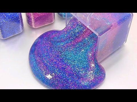 DIY How To Make 'Glitter Galaxy Clay Slime' Learn Numbers Counting .