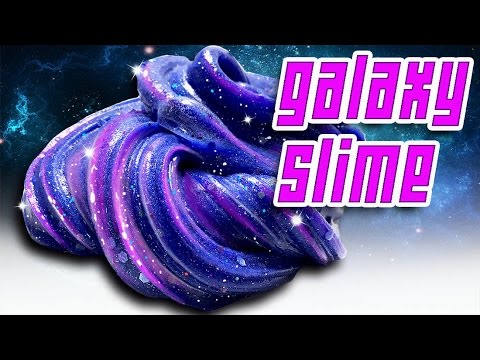 How to make DIY Galaxy Slime! No Borax! Easy Slime Recipe - YouTu
